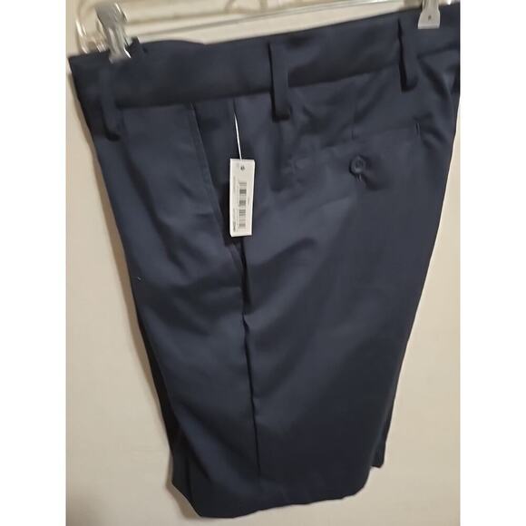 Shorts Men's Navy Blue Golf Shorts Size 33 Flat Slim Amazon Essentials - Picture 3 of 10